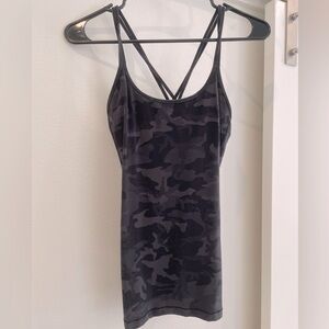 Black Lululemon Camo tank top